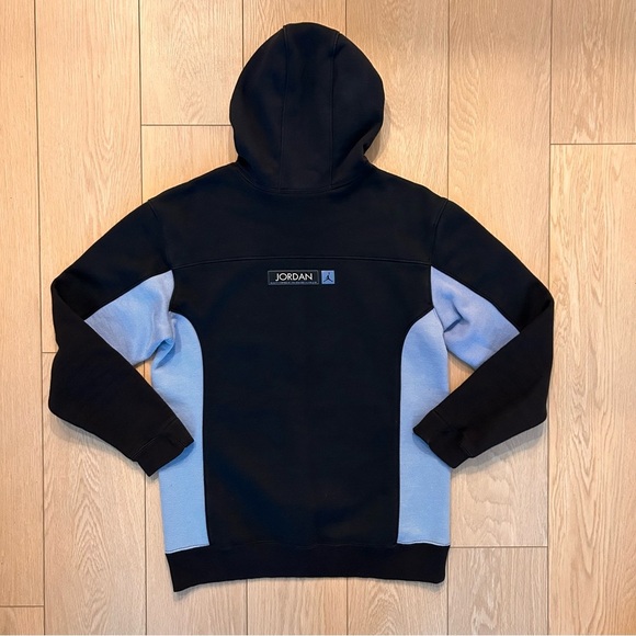 Vintage 2000s Jordan Jumpman 23 Hoodie Men's S Black Colorblock Fleece Athletic - Picture 3 of 5